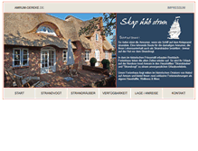 Tablet Screenshot of amrum-gereke.de
